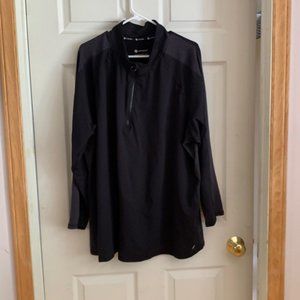 Pennington Black 3/4 zip top 5x